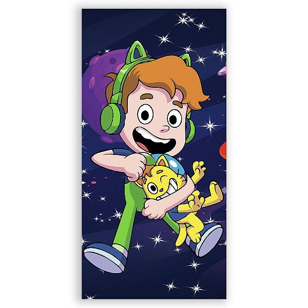 Faixa Lateral - Gato Galático - Sublimado 3D