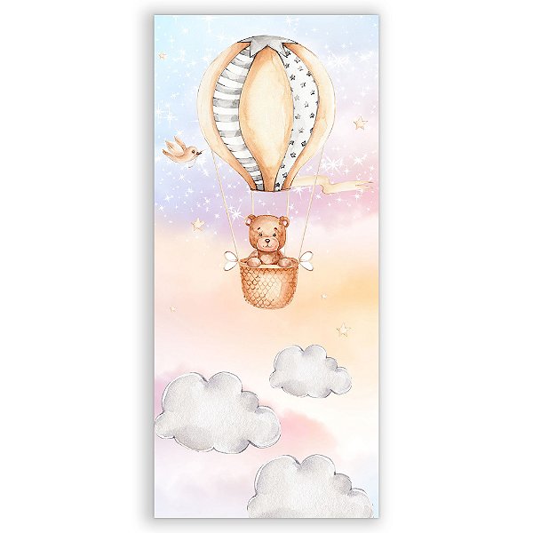 Faixa Lateral - Ursinho Aviador - Sublimado 3D