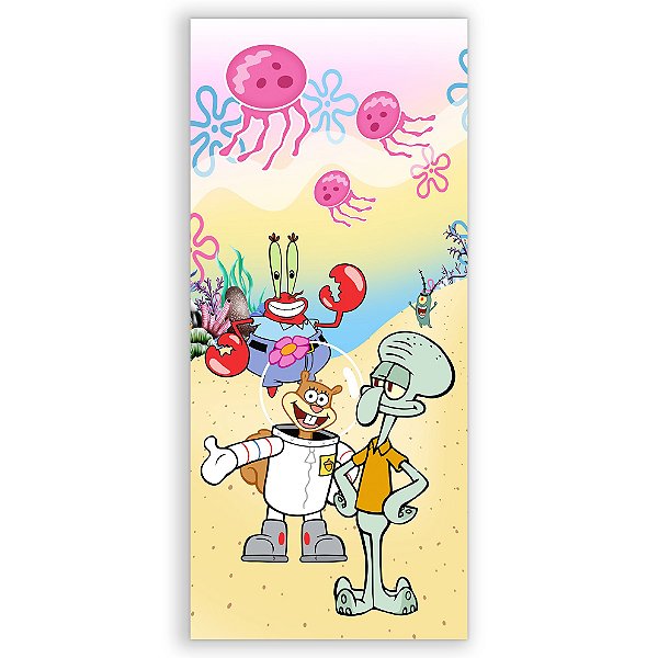 Faixa Lateral - Bob Esponja - Sublimado 3D