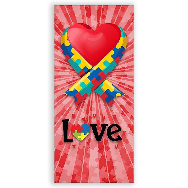 Faixa Lateral - Autismo - Sublimado 3D