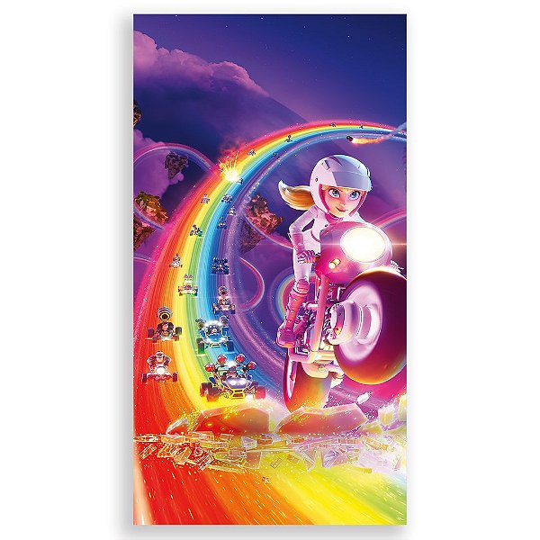 Faixa Lateral - Super Mario Bros - Sublimado 3D