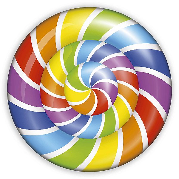 Painel Redondo - Doces  - Sublimado 3D