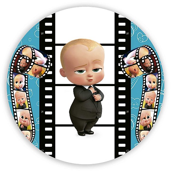 Painel Redondo - Poderoso Chefinho  - Sublimado 3D