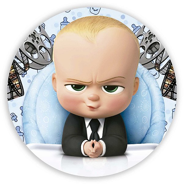 Painel Redondo - Poderoso Chefinho  - Sublimado 3D