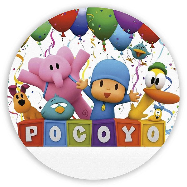 Painel Redondo - Pocoyo - Sublimado 3D