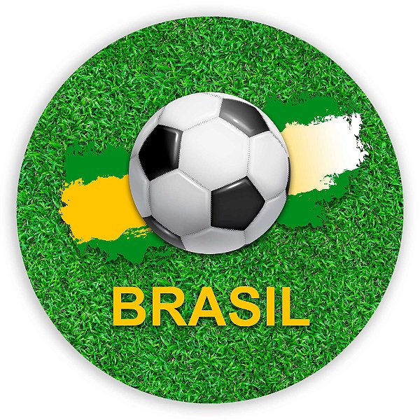 Painel Redondo - Brasil      - Sublimado 3D