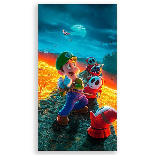 Faixa Lateral - Super Mario Bros - Sublimado 3D