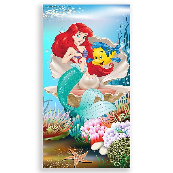 Faixa Lateral - A Pequena Sereia - Sublimado 3D