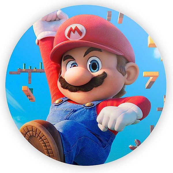 Painel Redondo - Super Mario Bros - Sublimado 3D