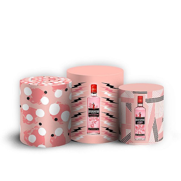 Trio Cilindro -  Beefeater - Sublimado 3D + Elástico