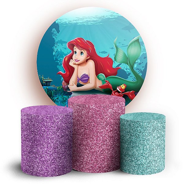 KIT Redondo e Trio - Ariel - Sublimado 3D