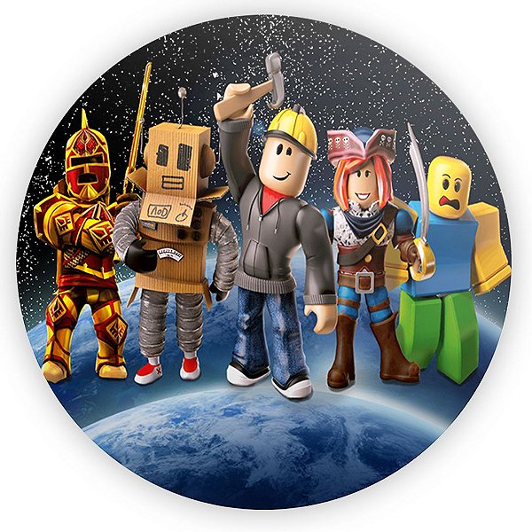 Painel Redondo - Roblox - Sublimado 3D