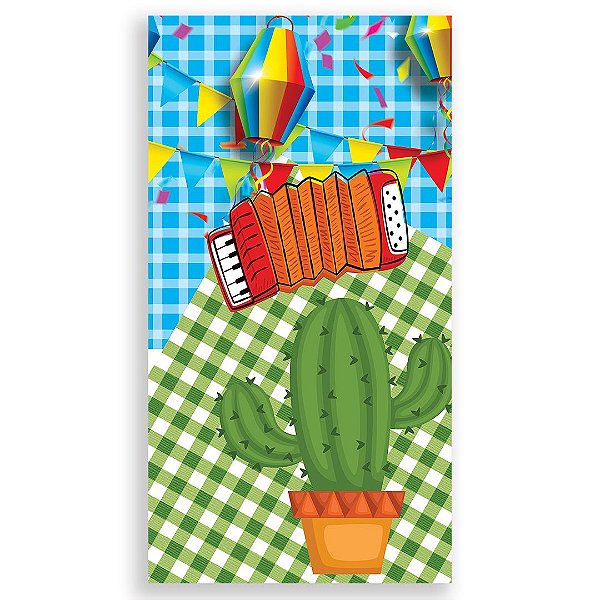 Faixa Lateral - Festa Junina - Sublimado 3D