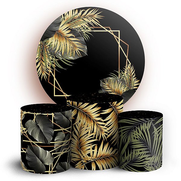 KIT Redondo e Trio - Floral - Sublimado 3D