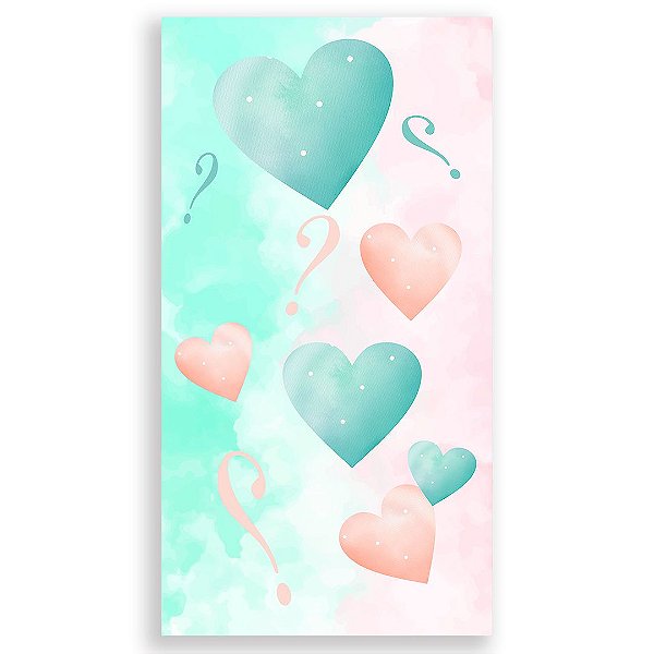 Faixa Lateral - Chá Revelação - Sublimado 3D