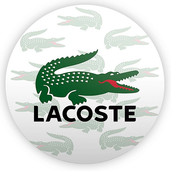 Painel Redondo - Lacoste - Sublimado 3D