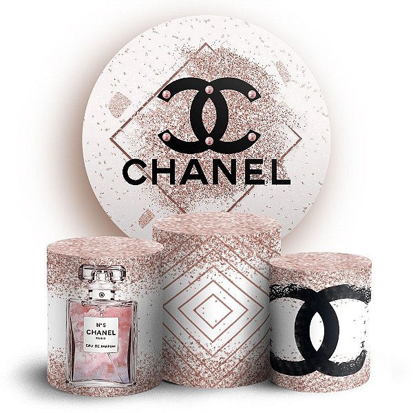 KIT Redondo e Trio - Chanel - Sublimado 3D
