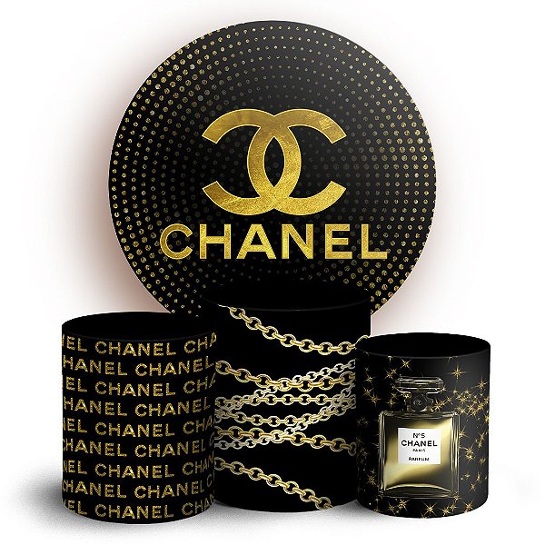 KIT Redondo e Trio - Chanel - Sublimado 3D