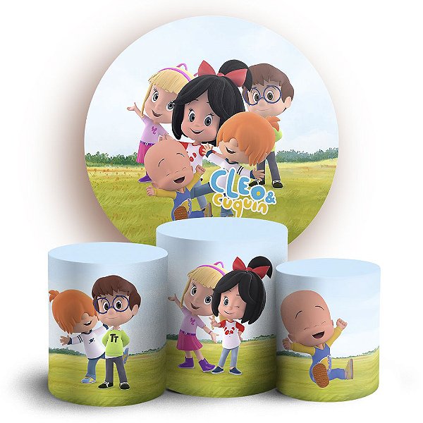 KIT Redondo e Trio - Cleo e Cuquin - Sublimado 3D