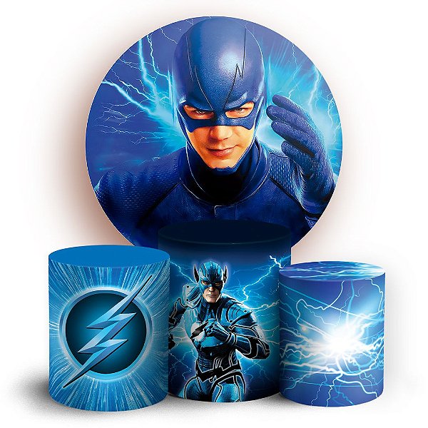 KIT Redondo e Trio - The Flash - Sublimado 3D