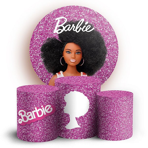 KIT Redondo e Trio - Barbie - Sublimado 3D