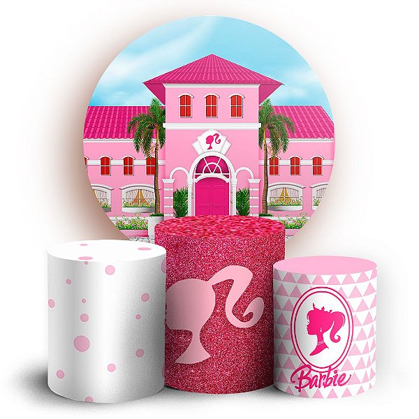 KIT Redondo e Trio - Barbie - Sublimado 3D