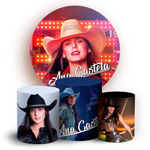 KIT Redondo e Trio - Ana Castela - Sublimado 3D