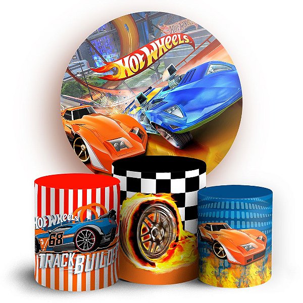 KIT Redondo e Trio - Hot Wheels - Sublimado 3D