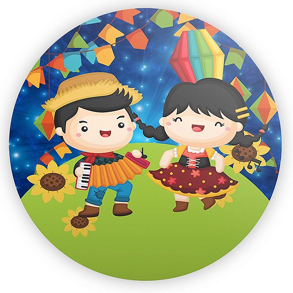 Painel de Mesa - Festa Junina - Sublimado 3D