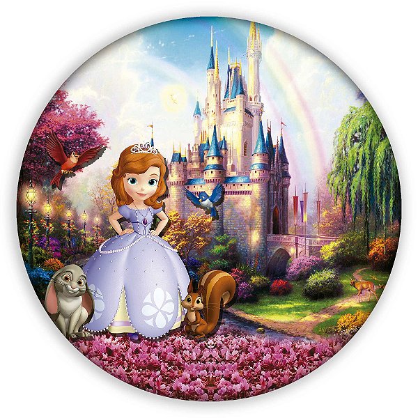 Painel de Mesa - Princesa Sofia - Sublimado 3D