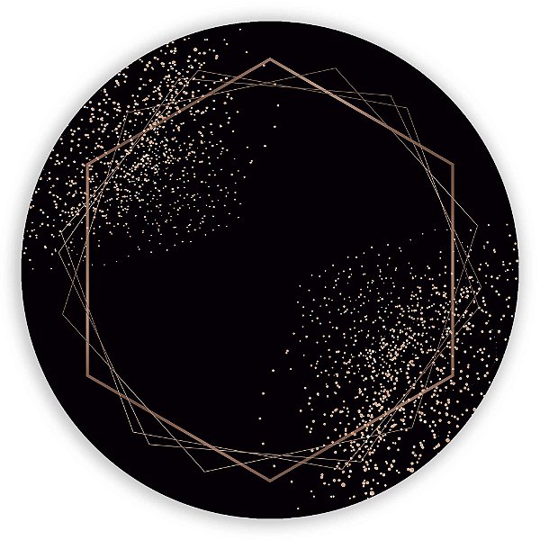 Painel de Mesa - Geometrico Glitter - Sublimado 3D
