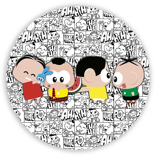 Painel de Mesa - Turma da Monica - Sublimado 3D