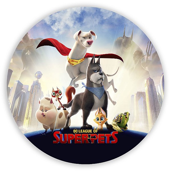 Painel de Mesa - Liga dos Superpets - Sublimado 3D
