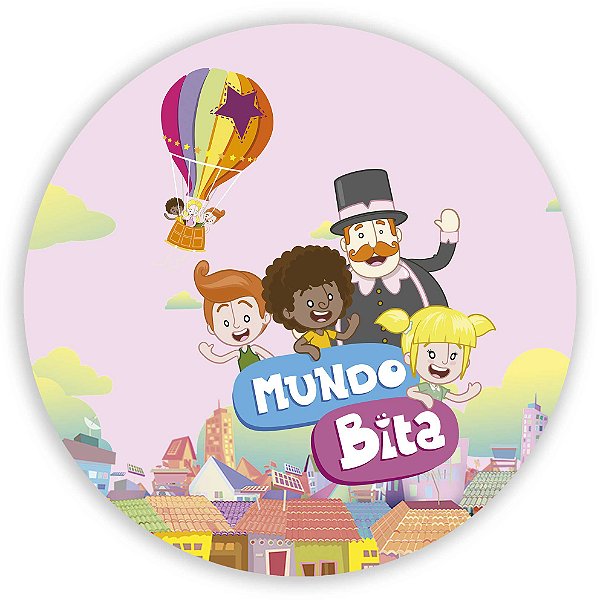 Painel de Mesa - Mundo Bita - Sublimado 3D