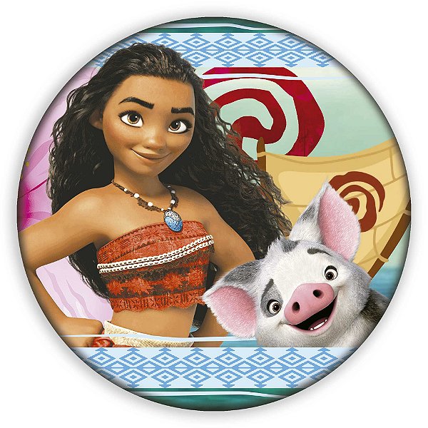 Painel de Mesa - Moana - Sublimado 3D