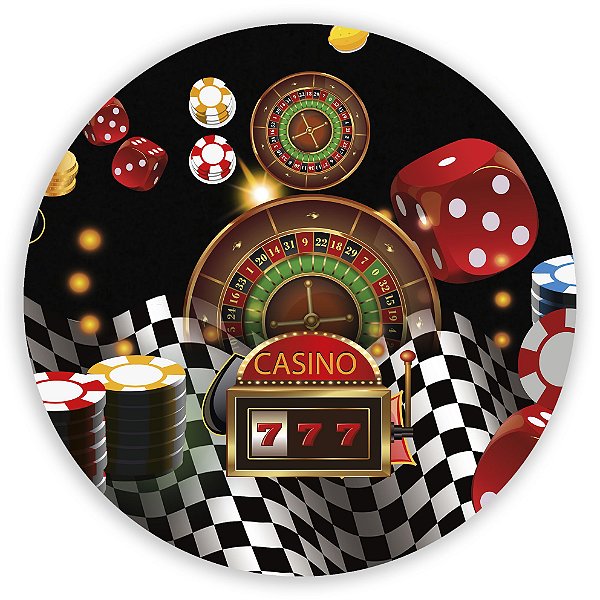 Painel de Mesa - Cassino - Sublimado 3D