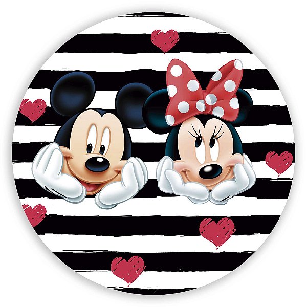 Painel de Mesa - Minnie Vermelha - Sublimado 3D