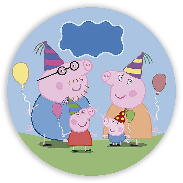 Painel de Mesa - Peppa Pig - Sublimado 3D