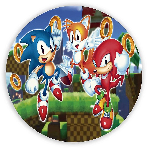 Painel de Mesa - Sonic - Sublimado 3D
