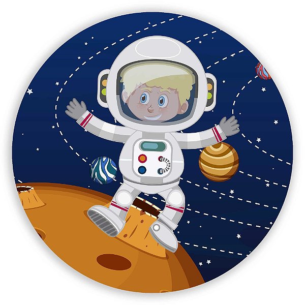 Painel de Mesa - Astronauta - Sublimado 3D