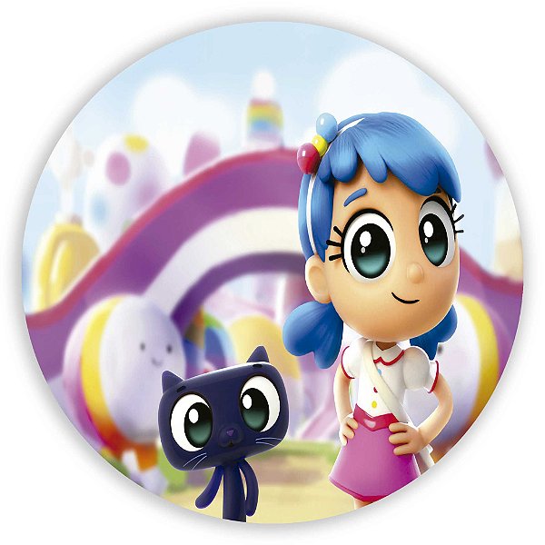 Painel de Mesa - Vera e o Reino do Arco Iris - Sublimado 3D