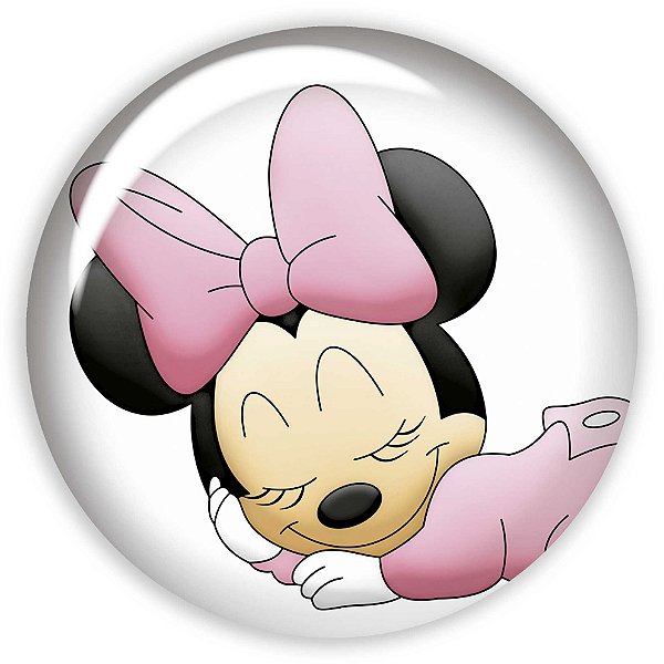 Painel de Mesa - Minnie Baby Rosa - Sublimado 3D