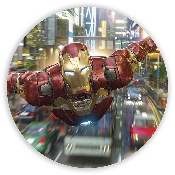 Painel de Mesa - Homem de Ferro - Sublimado 3D