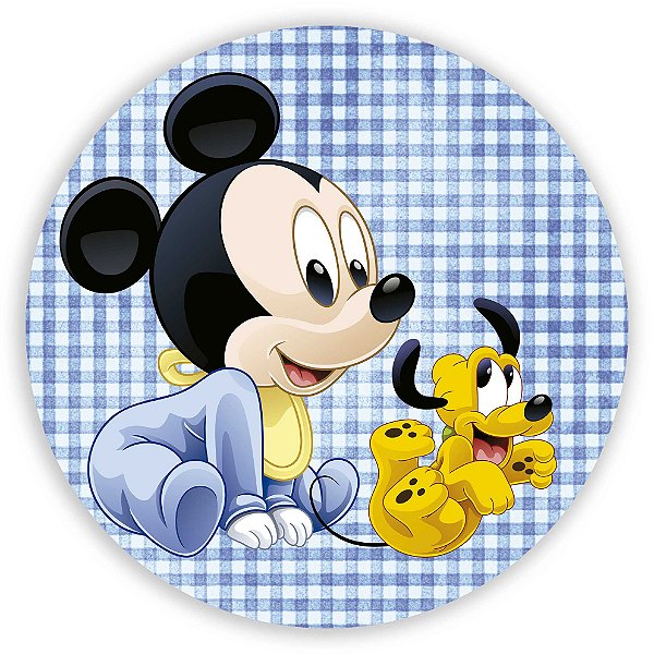 Painel de Mesa - Mickey Baby - Sublimado 3D