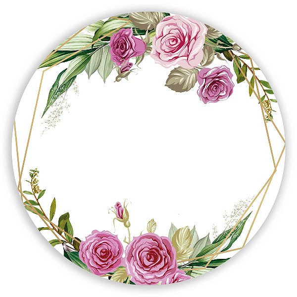 Painel de Mesa - Floral - Sublimado 3D