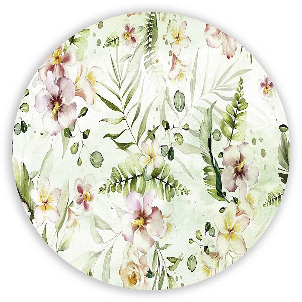 Painel de Mesa - Floral - Sublimado 3D