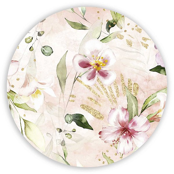 Painel de Mesa - Floral - Sublimado 3D