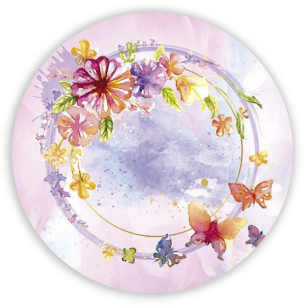 Painel de Mesa - Floral - Sublimado 3D