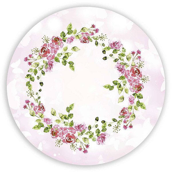 Painel de Mesa - Floral - Sublimado 3D