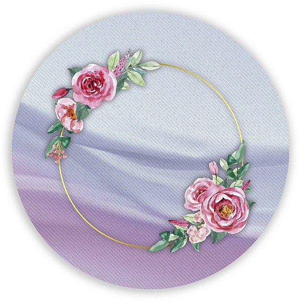 Painel de Mesa - Floral - Sublimado 3D